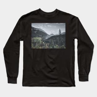 Jasper National Park Mountain Landscape Photography V3 Long Sleeve T-Shirt